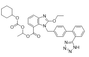 칸데사르탄 실렉세틸 CAS 145040-37-5 순도 99% API 반제품 C33H34N6O6