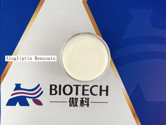 Alogliptin 안식향산염 CAS 850649-62-6 순수성 99% C25H27N5O4 백색 준백색 크리스탈 분말 없음