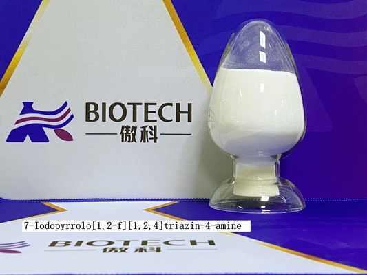7-Iodopyrrolo[1,2-f][1,2,4]triazin-4-amine 렘데시비르를 위한 어떤 1770840-43-1 CAS도 파우더 순도 95%를 노랗게 하지 않습니다
