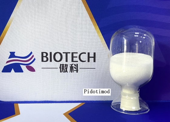 연회색 결정 분말 CAS 121808-62-6 순도 98%에 하얀 꿀벌속 반제품 피도티모드