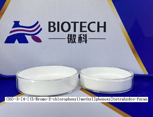 (3S)-3-[4-[(5-Bromo-2-Chlorophenyl)Methyl]Phenoxy]Tetrahydro-Furan 순도 98% 백색 파우더 	꿀벌속 반제품
