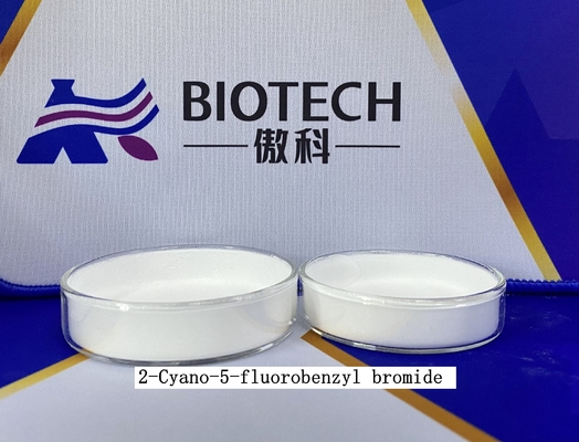 API 반제품 2-Cyano-5-fluorobenzyl 진정제 CAS 번호 421552-12-7 흰색 유사 단단한 순도 98% C8H5BrFN
