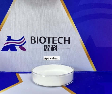Apixaban CAS 503612-47-3 백색 크리스탈 분말 C25H25N5O4 순수성 99% APIs 중간물 없음