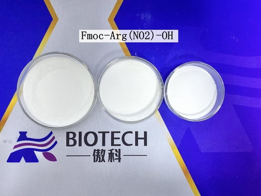 아미노산 분화물 Fmoc-Arg ((NO2) -OH CAS. 58111-94-7 흰색 분말 순도 98% C21H23N5O6