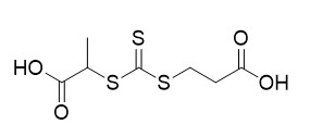 3-((((1-Carboxyethyl)Thio)Carbonothioyl)Thio)Propanoic 산 부대 시약 CAS 870451-09-5 C7H10O4S3