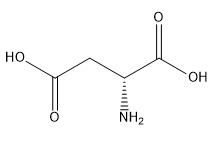 CAS 어떤 1783-96-6 아미노산 유도체 d-아스파트산 C4H7NO4