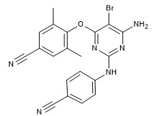 어떤 269055-15-4 백색 또는 흰색 유사 파우더 API 반제품 순도 99% 에트라바이린 CAS