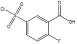 5-(Chlorosulphonyl)-2-Fluorobenzoic 산 헤테로 고리화합물  CAS No.37098-75-2