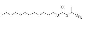 금속 킬레이트 크로마토그래피 1-cyanoethyl dodecyl carbonotrithioate CAS 번호 1186022-27-4 C16H29NS3 순수성 95%