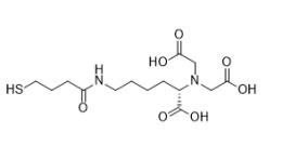 (S) -2,2'-((1-카복시-5-(4-메르카프토부탄아미도 (아밀) 아자네디일) 디아세트산 CAS 번호 538328-49-3 C14H24N2O7S