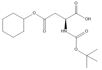 Boc-Asp(OcHx)-OH 아미노산 유래물 CAS 아니오 73821-95-1 순수성 98% CC15H25NO6