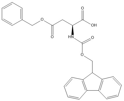 98% 순수성 아미노산 유래물 CAS 86060-84-6 Fmoc-Asp(OBzl)-OH C26H23NO6