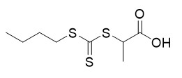 부대 시약 2-(((Butylthio)carbonothioyl)thio)propanoic 산 CAS 번호 480436-46-2 C8H14O2S3 황색 분말