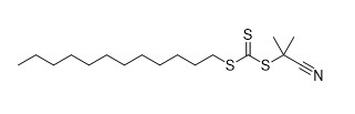 부대 시약 2-Cyano-2-[(dodecylsulfanylthiocarbonyl)sulfanyl]propane CAS 번호 870196-83-1 C17H31NS3 황색 고체