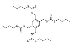 C,C',C, Ｃ -[1,2,4,5-Benzenetetrayltetrak은 (메틸렌)] 입니다 테트라키스 (C-부틸 카보노트리티오에이트)