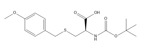 98% 아미노산 유도체 CAS 18942-46-6 Boc-Cys(PMeOBzl)-OH C16H23NO5S 백색 파우더
