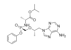 이소프로필 ((S) - ((((S)-1 - (6 - amino-9H - purin-9-yl) 산소를 함유한) propan-2-yl) (페놀인) 메틸) 포스포리가 순도 95%를 l)-D-alaninate